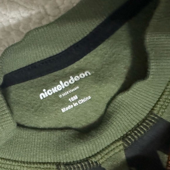 Nickelodeon TMNT Green Kids Sweater - Picture 2 of 2